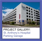 Commercial Painting Photo Gallery of St. Anthony's Hospital Parking Garage by Sourini Painting